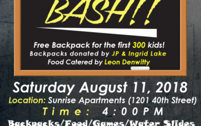 Sunrise Apartments – Backpack Giveaway!